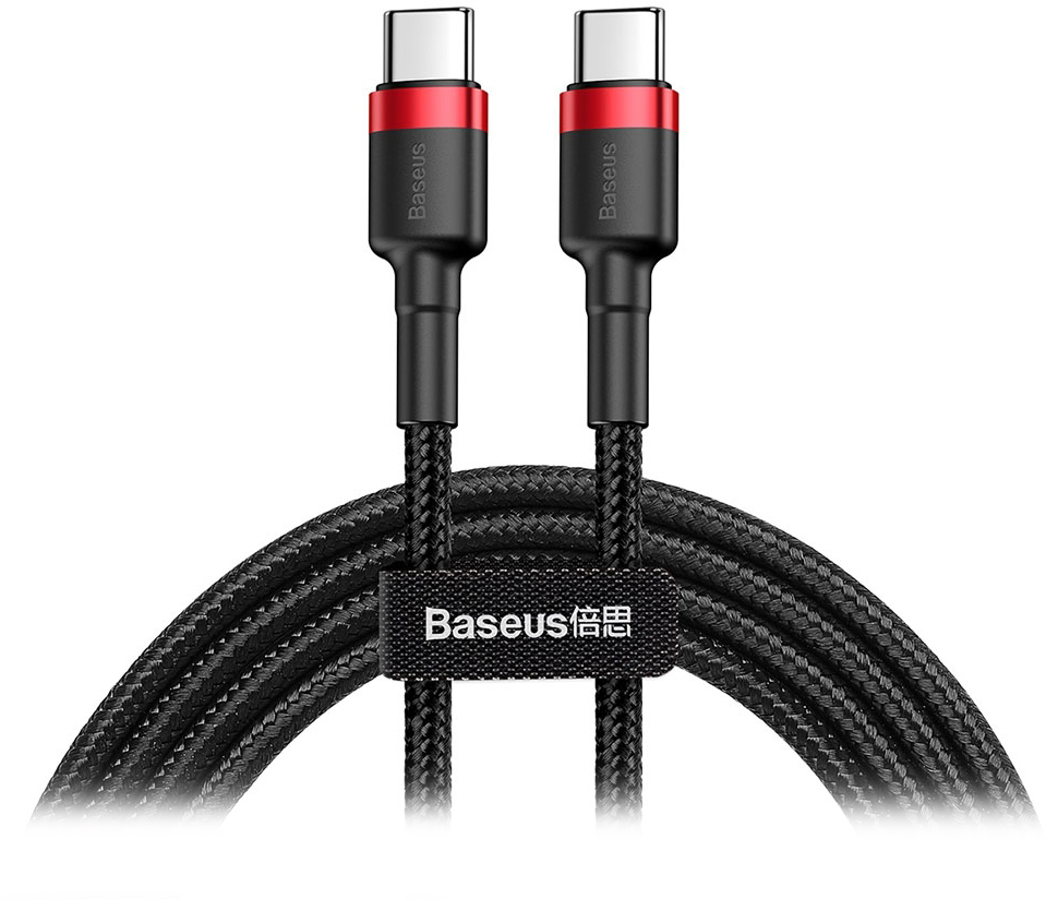 Кабель Baseus Cafule Type-C 3A PD 2.0 60W Flash Charging 2.0 м Red/Black (CATKLF-H91)
Кабель Baseus Cafule Type-C 3A PD 2.0 60W Flash Charging 2.0 м Red/Black (CATKLF-H91)