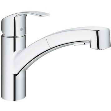 Кухонный смеситель с лейкой GROHE EUROSMART однорычажный, выдвижной излив 30305000 (29550)
Кухонный смеситель с лейкой GROHE EUROSMART однорычажный, выдвижной излив 30305000 (29550)