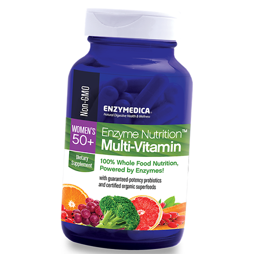 Витамины для женщин после 50 лет, Enzyme Nutrition for Women 50+, Enzymedica 60капс (36466002)
Витамины для женщин после 50 лет, Enzyme Nutrition for Women 50+, Enzymedica 60капс (36466002)