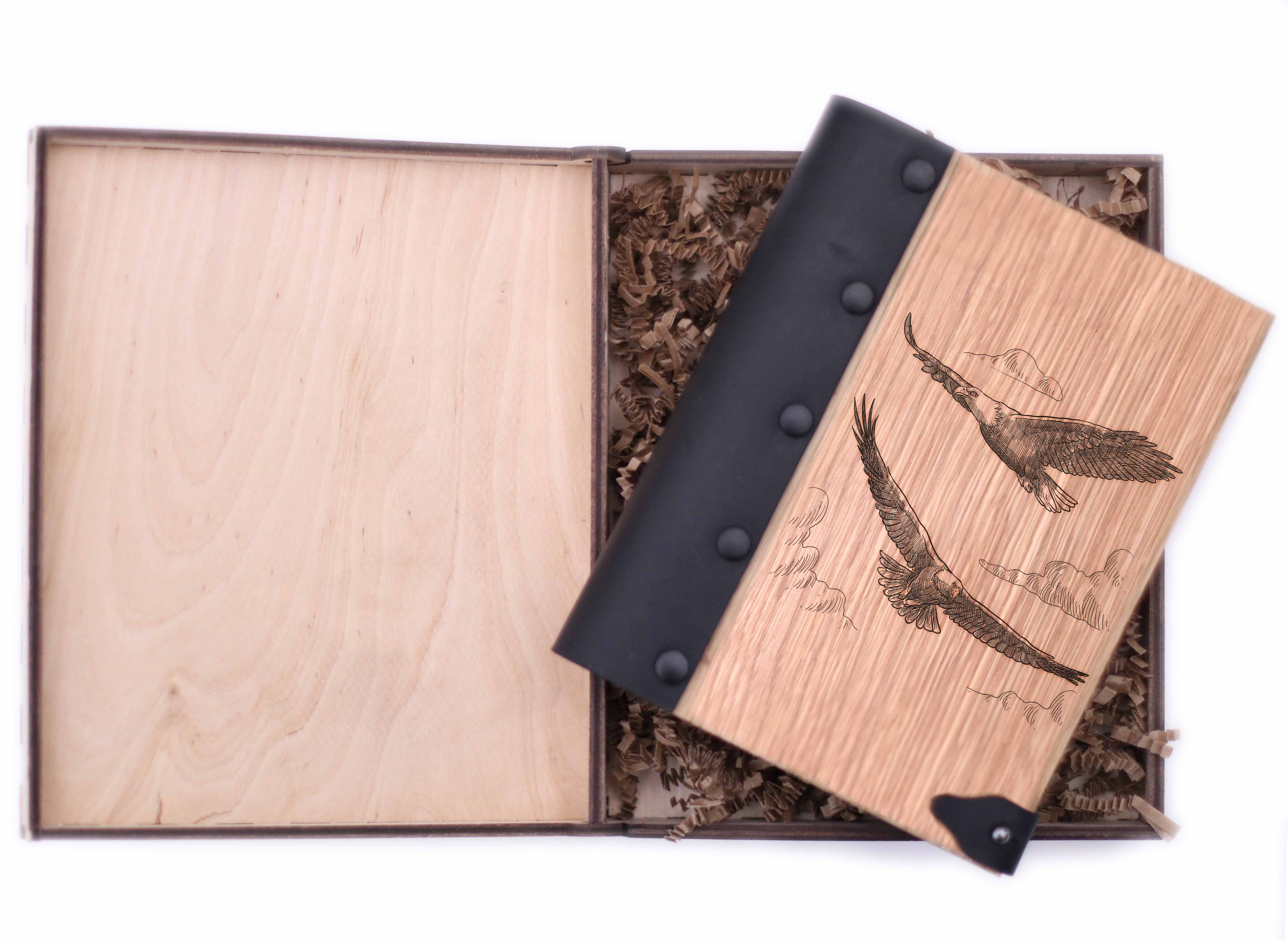 Блокнот WOODEN NOTEBOOK Два орла Деревянная обложка А6 в точку 80 листов (WN0119)
Блокнот WOODEN NOTEBOOK Два орла Деревянная обложка А6 в точку 80 листов (WN0119)