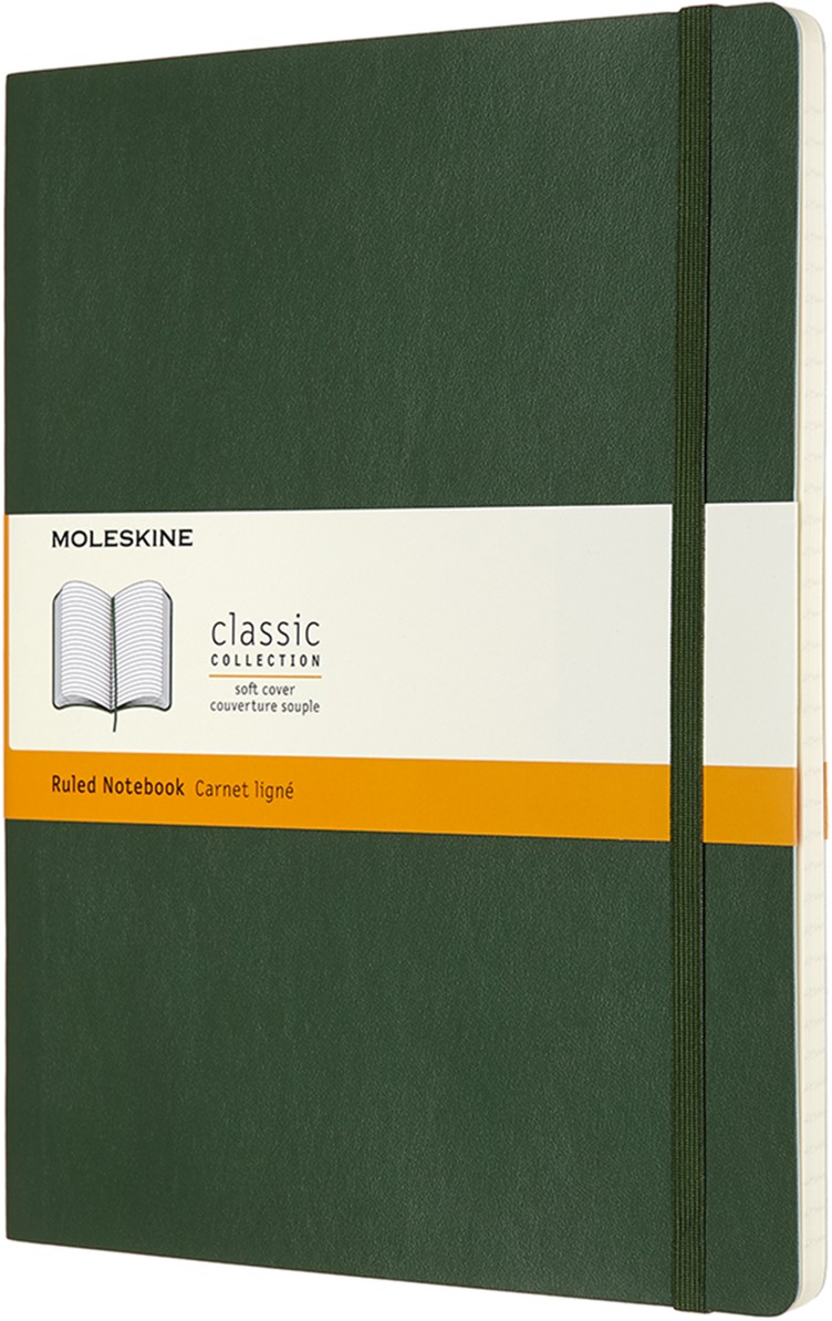 Записная книга Moleskine Classic 19 x 25 см 192 страницы в линейку Миртовый Зелёный Мягкая обложка (8053853600059)
Записная книга Moleskine Classic 19 x 25 см 192 страницы в линейку Миртовый Зелёный Мягкая обложка (8053853600059)