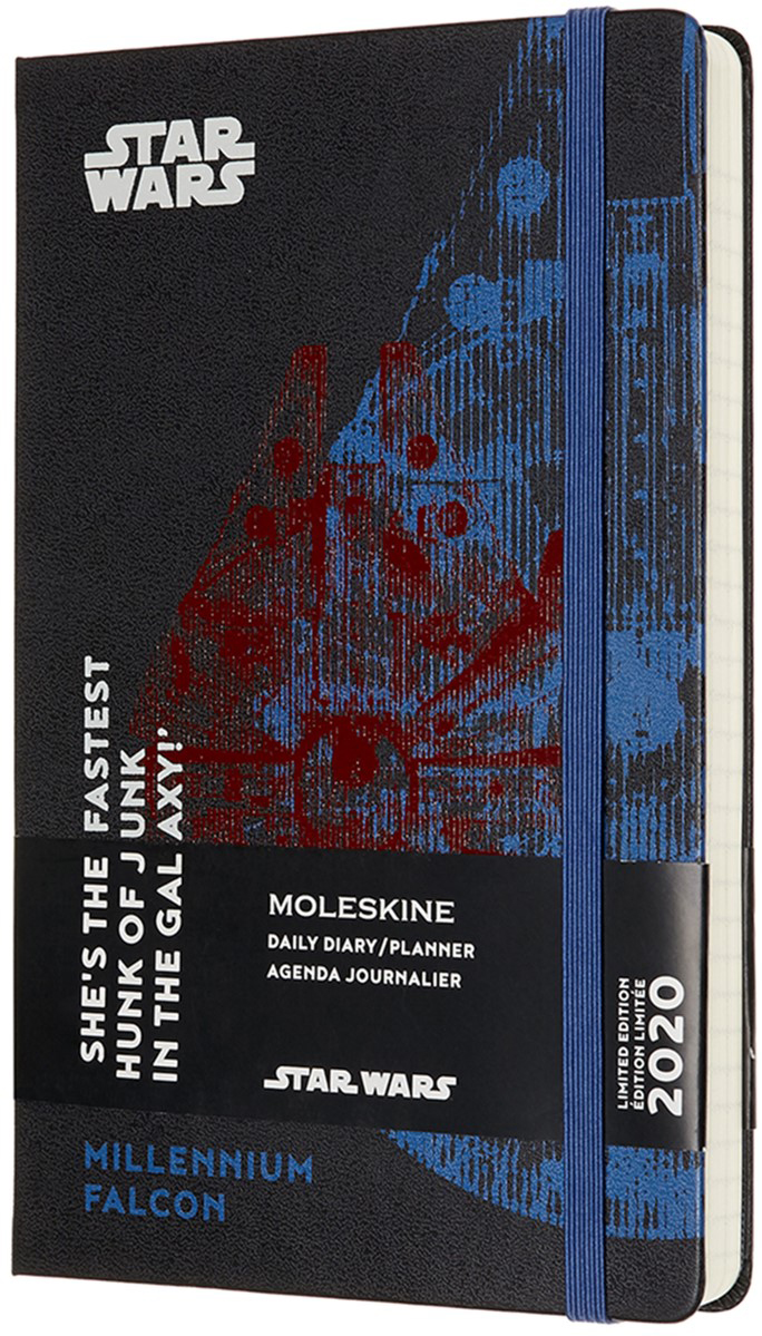 Ежедневник Moleskine 2020 Star Wars 13 х 21 см 400 страниц Чёрный (8053853600219)
Ежедневник Moleskine 2020 Star Wars 13 х 21 см 400 страниц Чёрный (8053853600219)