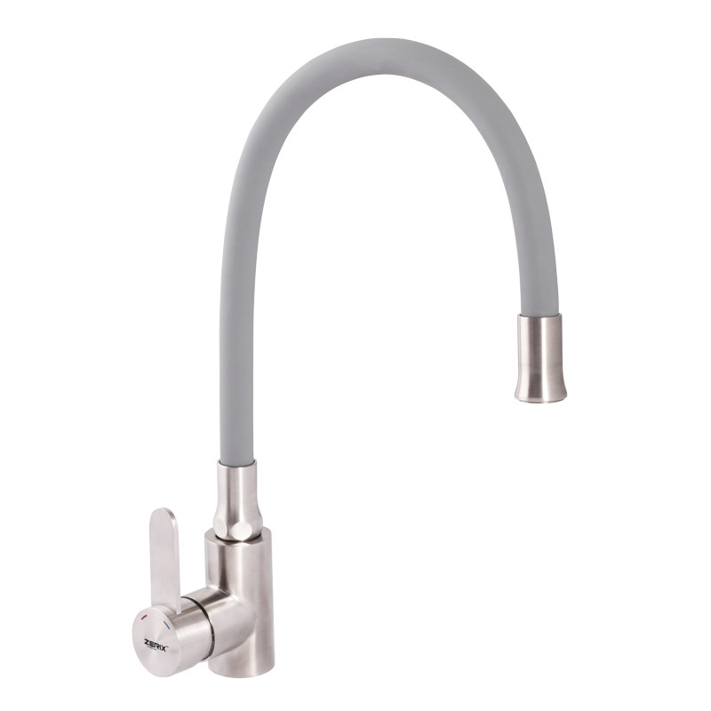 Смеситель для кухни LR74004-9 с серым гибким изливом LL1204 Zerix Серый (LL1204)
Смеситель для кухни LR74004-9 с серым гибким изливом LL1204 Zerix Серый (LL1204)