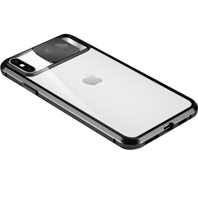 Чехол Epik Camshield 360 Metall+Glass со шторкой для камеры для Apple iPhone XS Max (6.5") Черный
Чехол Epik Camshield 360 Metall+Glass со шторкой для камеры для Apple iPhone XS Max (6.5") Черный