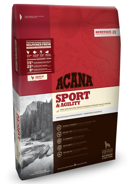 Сухой корм ACANA Акана Sport and Agility для взрослых собак всех пород с повышенной физической активностью 11.4 кг
Сухой корм ACANA Акана Sport and Agility для взрослых собак всех пород с повышенной физической активностью 11.4 кг