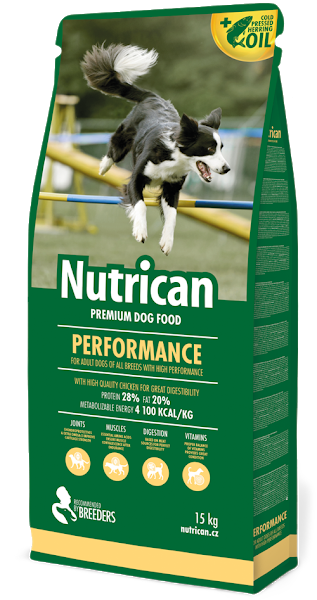 Сухой корм Nutrican Performance для взрослых активных собак всех пород курица 15 кг
Сухой корм Nutrican Performance для взрослых активных собак всех пород курица 15 кг