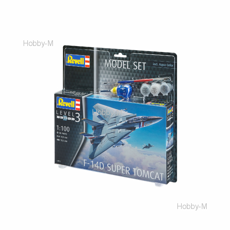 Подарочный набор с моделью истребителя F-14D "Super Tomcat" 1:100 Revell (RVL-63950)
Подарочный набор с моделью истребителя F-14D "Super Tomcat" 1:100 Revell (RVL-63950)