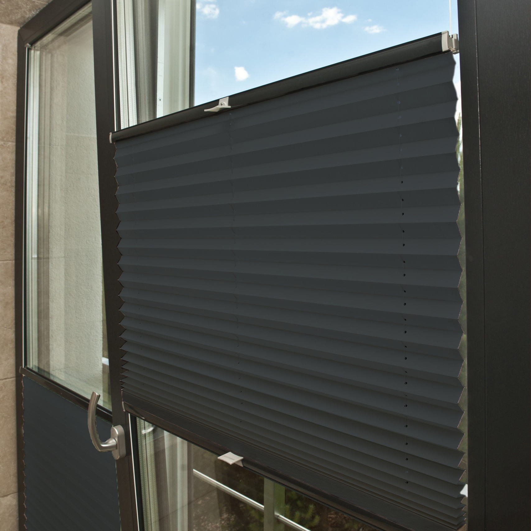 Жалюзи плиссе Twist pearl Серый (1-232) 60x140 см
Жалюзи плиссе Twist pearl Серый (1-232) 60x140 см