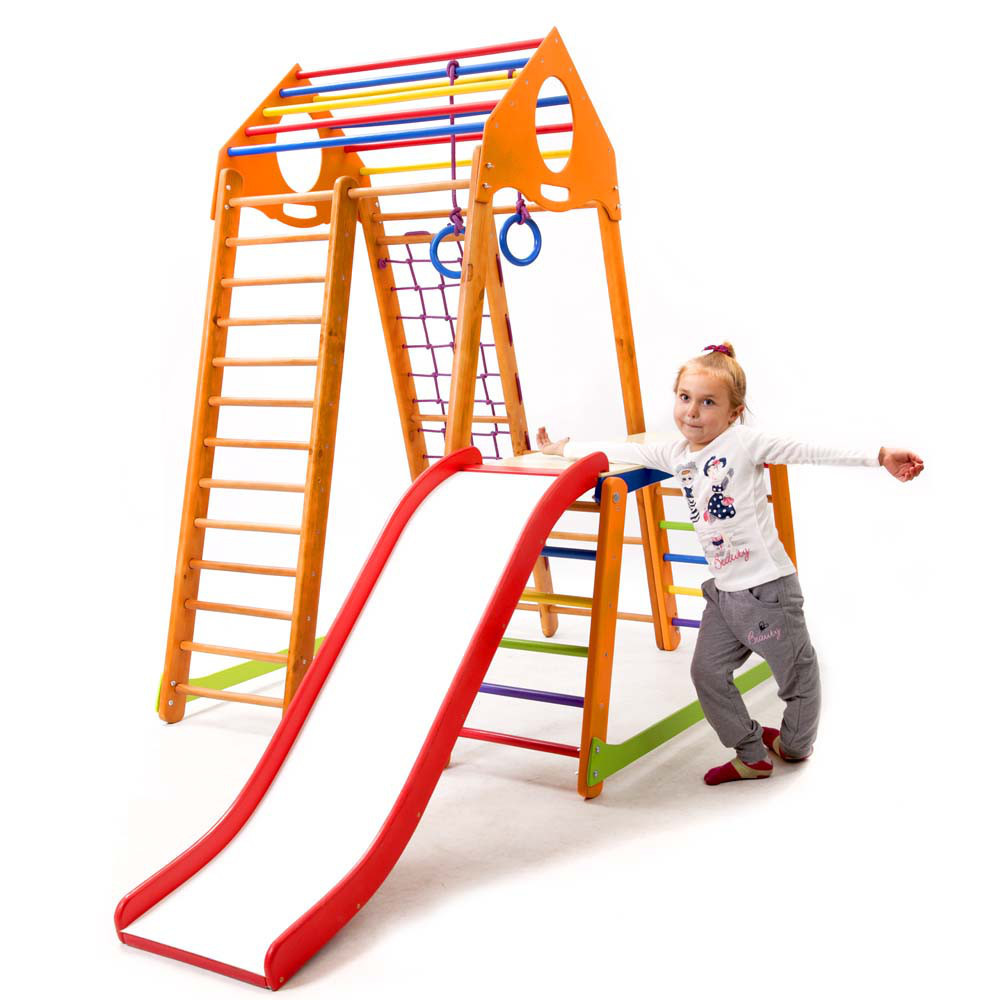 Детский спортивный комплекс SportBaby BambinoWood Plus 1-1 150х130х130 см (2372)
Детский спортивный комплекс SportBaby BambinoWood Plus 1-1 150х130х130 см (2372)