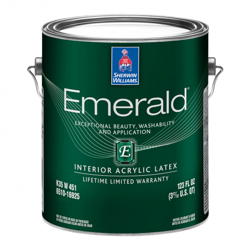 Краска акриловая Sherwin-Williams Emerald Interior Acryllic Latex Satin Extra White полуматовая
Краска акриловая Sherwin-Williams Emerald Interior Acryllic Latex Satin Extra White полуматовая