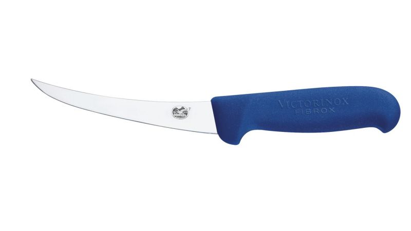 Кухонный нож Victorinox Fibrox Boning 12см узкое обвалочный с синей ручкой (56602.12)
Кухонный нож Victorinox Fibrox Boning 12см узкое обвалочный с синей ручкой (56602.12)