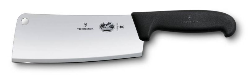 Кухонный нож Victorinox Fibrox Cleaver 18см большой для мяса с чёрной ручкой (54003.18) 
Кухонный нож Victorinox Fibrox Cleaver 18см большой для мяса с чёрной ручкой (54003.18)