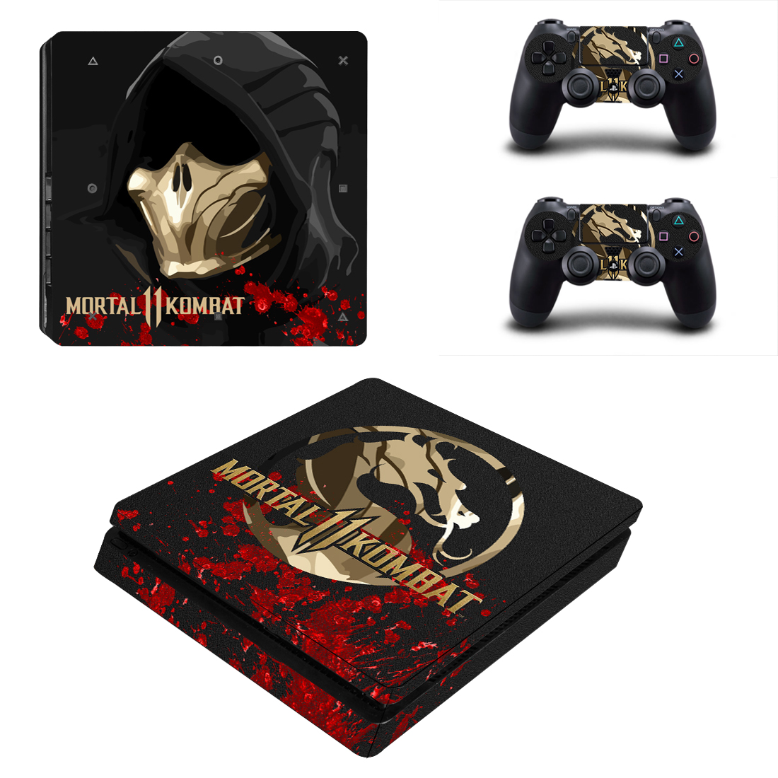 Виниловые наклейки на PS4 SLIM и Dualshock Mortal Kombat 11 Sony PlayStation 4 Custom Skin Playsole Games (PV125)
Виниловые наклейки на PS4 SLIM и Dualshock Mortal Kombat 11 Sony PlayStation 4 Custom Skin Playsole Games (PV125)