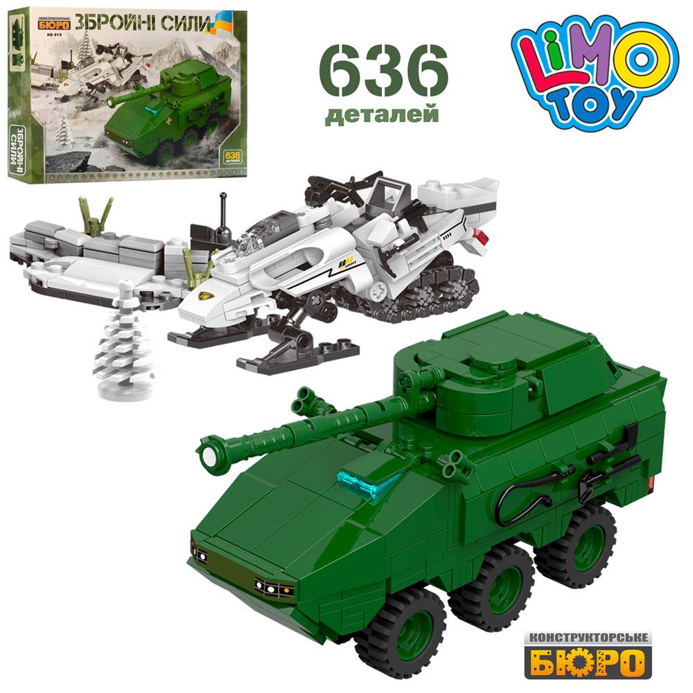 Детский Конструктор Limo Toy KB 019 военная техника (танк, снегоход), 636 деталей, 54,5-39-8см
Детский Конструктор Limo Toy KB 019 военная техника (танк, снегоход), 636 деталей, 54,5-39-8см