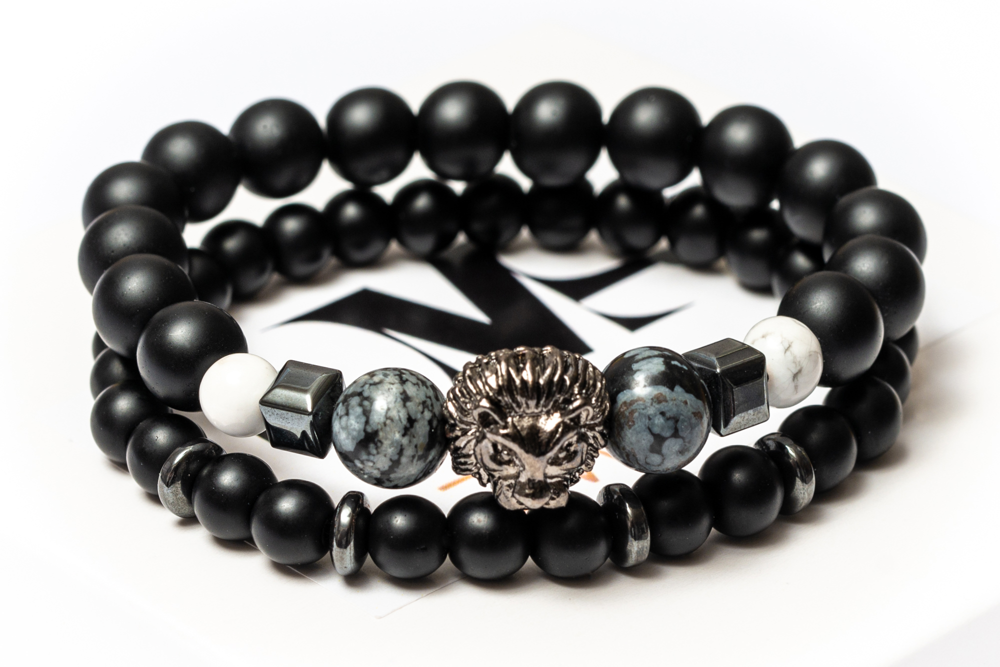 Парные браслеты мужские DMS Jewelry из шунгита, кахолонга, обсидиана со львом BRAVE LION
Парные браслеты мужские DMS Jewelry из шунгита, кахолонга, обсидиана со львом BRAVE LION