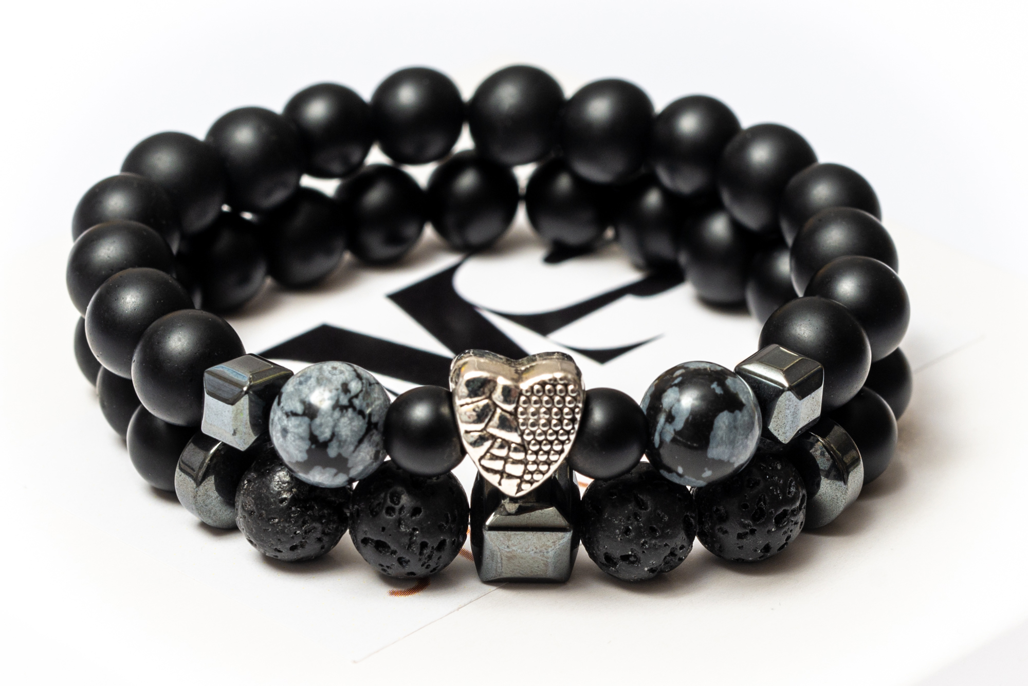 Парные браслеты мужские DMS Jewelry из шунгита, обсидиана, лавового камня из сердцем ALL WE NEED IS LOVE
Парные браслеты мужские DMS Jewelry из шунгита, обсидиана, лавового камня из сердцем ALL WE NEED IS LOVE