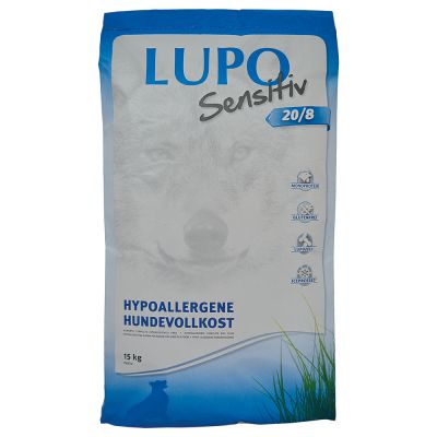 Сухой корм LUPOSAN Lupo Sensitiv 20/8 для взрослых малоактивных собак с чувствительным пищеварением (курица) 15 кг
Сухой корм LUPOSAN Lupo Sensitiv 20/8 для взрослых малоактивных собак с чувствительным пищеварением (курица) 15 кг