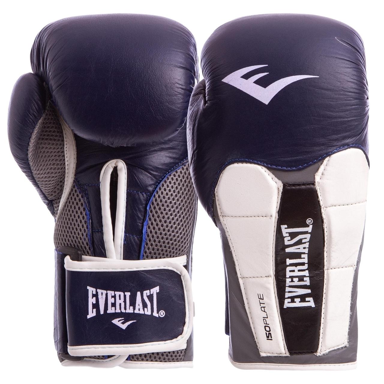 Боксерские перчатки кожаные EVERLAST для тренировок на липучке Темно-синий-белый (MA-6759) 12 унций
Боксерские перчатки кожаные EVERLAST для тренировок на липучке Темно-синий-белый (MA-6759) 12 унций