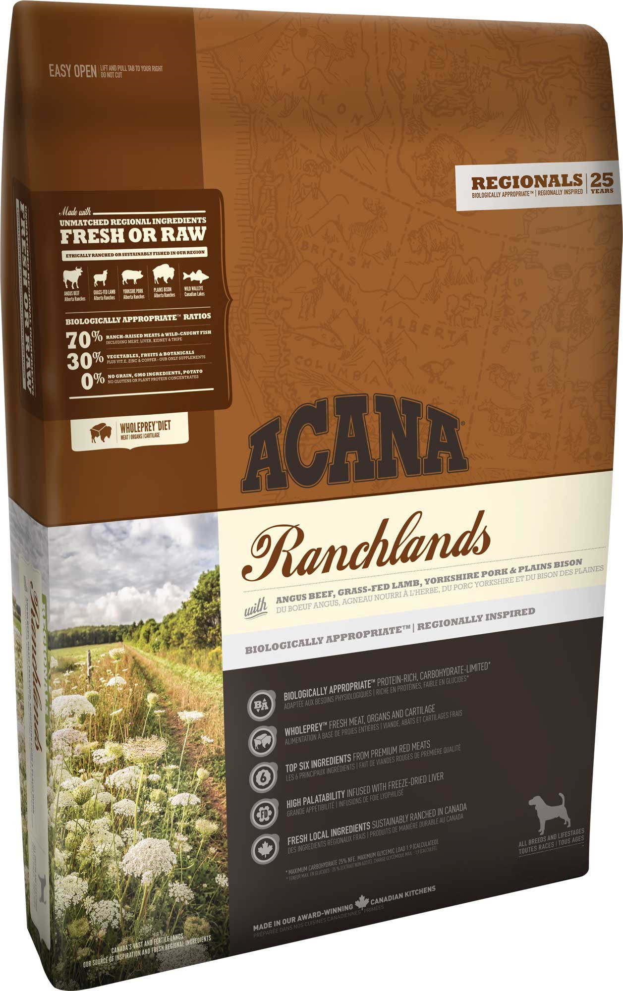 Сухий Корм ACANA RANCHLANDS для собак всіх порід та всіх стадій життя з червоного м’яса та риби 2 кг (064992543204) (a54320)
Сухий Корм ACANA RANCHLANDS для собак всіх порід та всіх стадій життя з червоного м’яса та риби 2 кг (064992543204) (a54320)