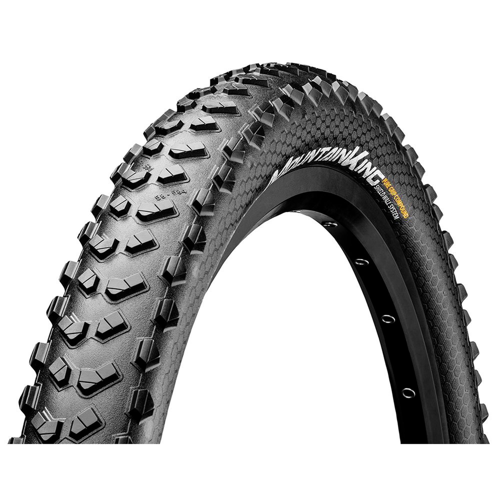 Покрышка Continental Mountain King 2.3, 27.5"x2.30, 58-584, Foldable, PureGrip, ShieldWall System, 795гр., черный
Покрышка Continental Mountain King 2.3, 27.5"x2.30, 58-584, Foldable, PureGrip, ShieldWall System, 795гр., черный