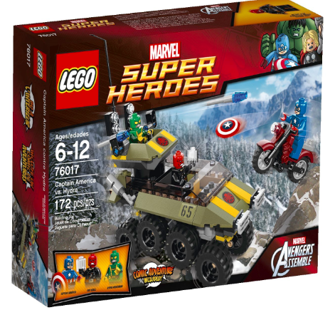 LEGO Super Heroes 76017 Avengers: Captain America vs. Hydra Капитан Америка против Гидры
LEGO Super Heroes 76017 Avengers: Captain America vs. Hydra Капитан Америка против Гидры