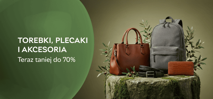 Torebki, plecaki i akcesoria – teraz do -70%!