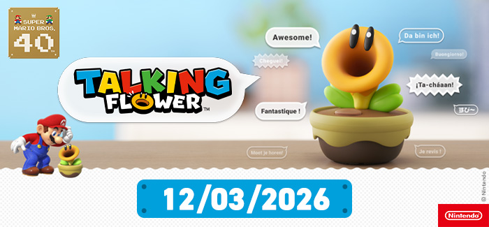 Nintendo Super Mario Talking Flower