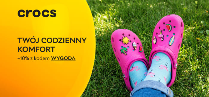 Crocs – Twój codzienny komfort! 👟 Dodatkowe -10% z kodem WYGODA