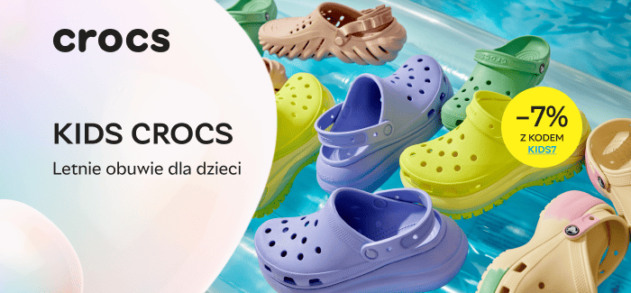 Crocs Kids – letnia wygoda dla dzieci! 🎁 Dodatkowe -7% z kodem KIDS7