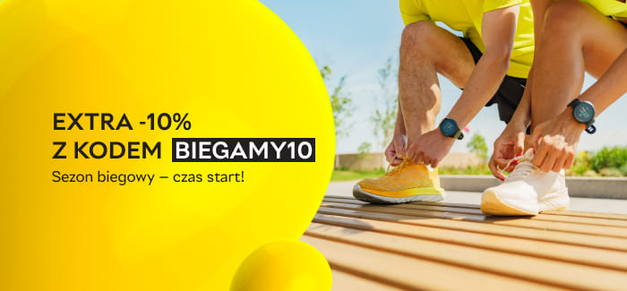 Sezon biegowy - czas start! Zyskaj dodatkowe -10% z kodem BIEGAMY10!