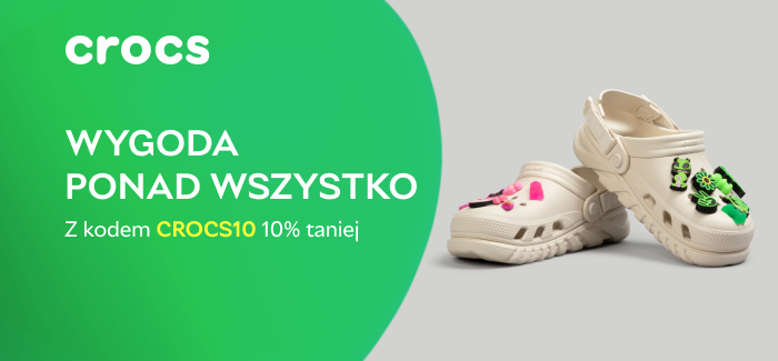 Crocs — wygoda ponad wszystko! Z kodem CROCS10 taniej o 10%!