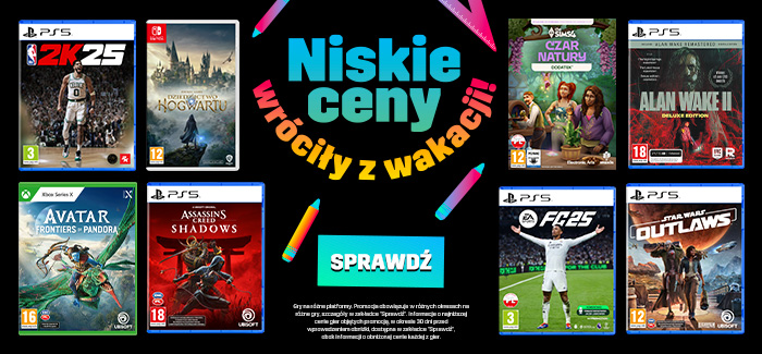 Gry w niskich cenach wracają z wakacji!