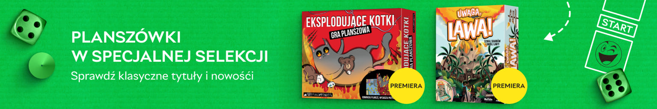 🎲 Czas na nowe planszówki - klasyczne tytuły i nowości czekają!