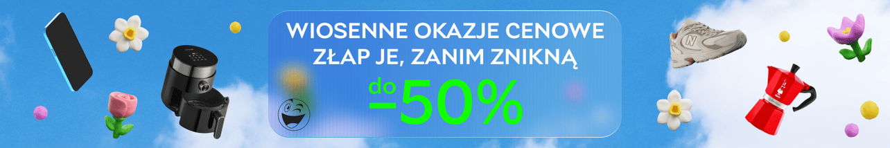 Wiosenna wyprzedaż 2025 do -50%