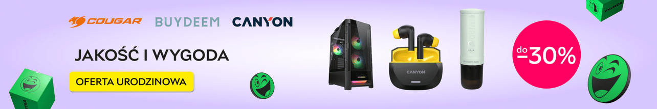 Canyon, Cougar, Buydeem — specjalna oferta z okazji urodzin Rozetka!