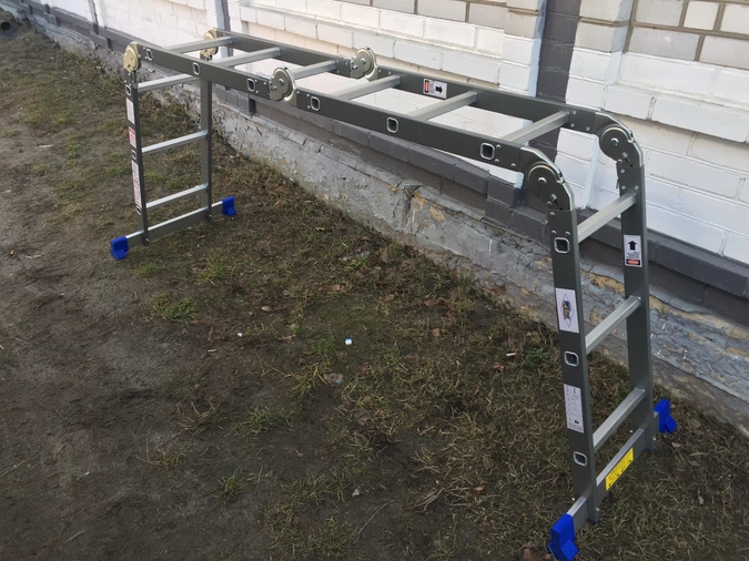 Шарнірна драбина Werk LC5412B 4x3 (55542) - фото від покупців 9