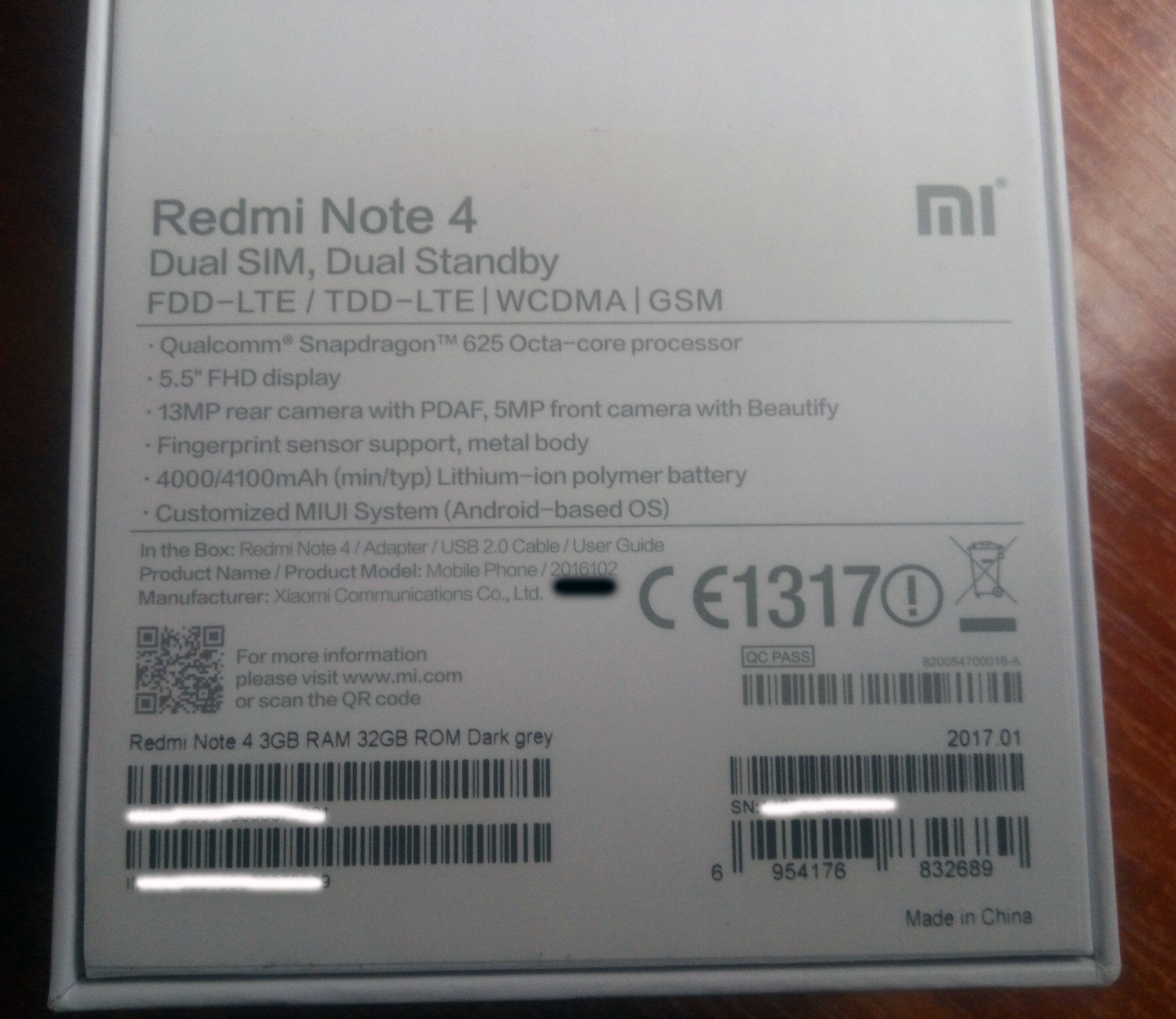 Мобильный телефон Xiaomi Redmi Note 4 3/32GB Silver – фото, отзывы,  характеристики в интернет-магазине ROZETKA | Купить в Украине: Киеве,  Харькове, Днепре, Одессе, Запорожье, Львове