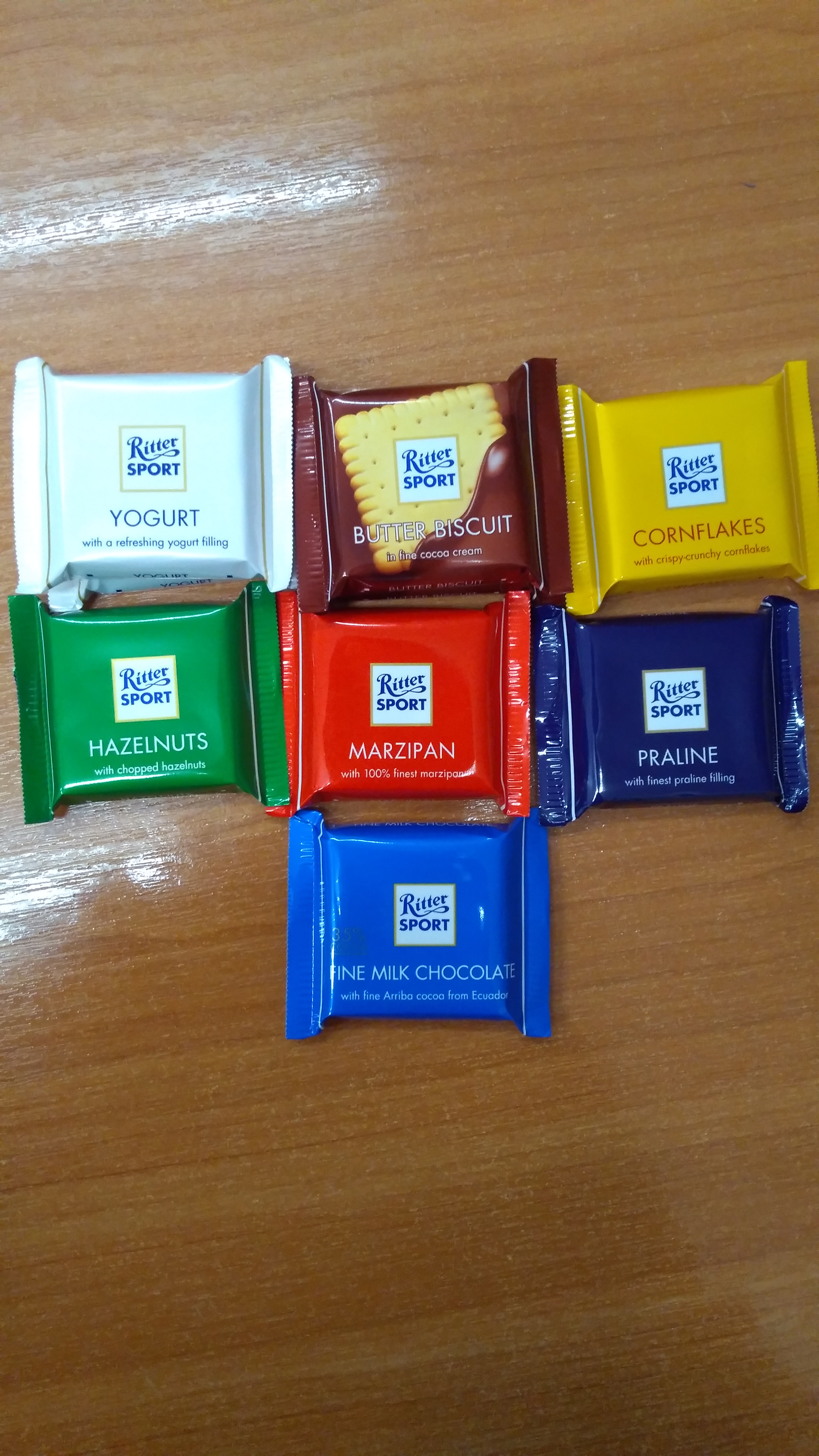 Набор шоколада Ritter Sport Mini ассорти 4 вкуса 150 г (4000417044303) –  отзывы покупателей | ROZETKA