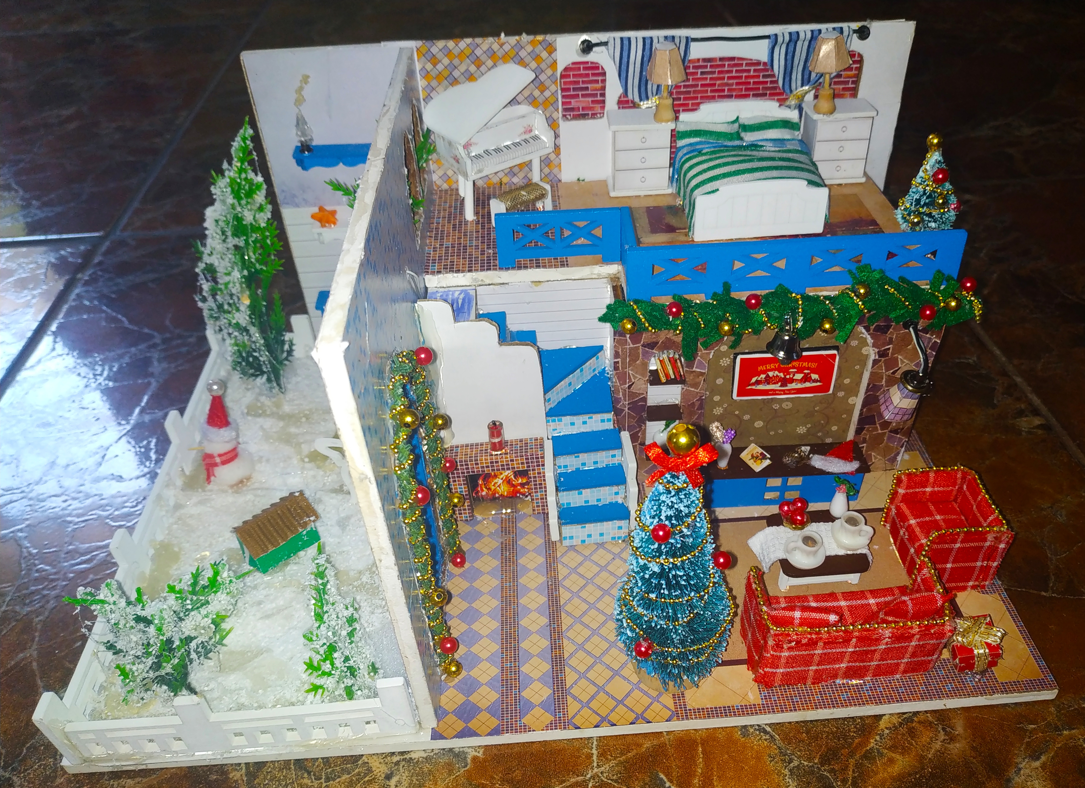 Румбокс новогодний DIY House миниатюрный дом для сборки Blue Christmas  (30140) – фото, отзывы, характеристики в интернет-магазине ROZETKA от  продавца: Тренд Акцент | Купить в Украине: Киеве, Харькове, Днепре, Одессе,  Запорожье, Львове