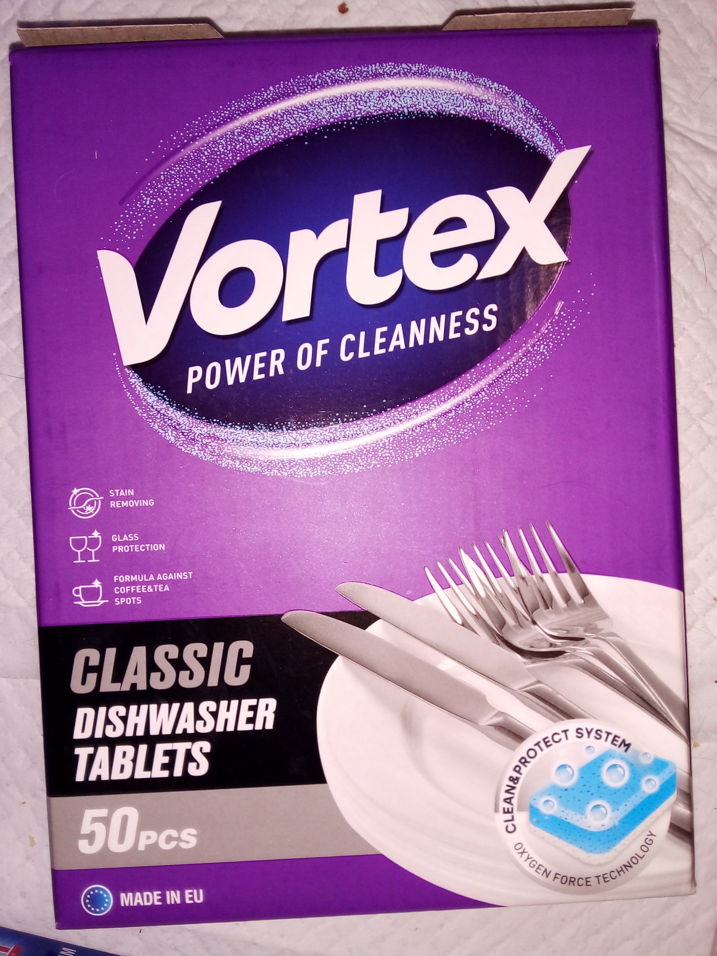 Таблетки для посудомоечных машин Vortex Classic 50 шт (4823071631005) –  фото, отзывы, характеристики в интернет-магазине ROZETKA | Купить в  Украине: Киеве, Харькове, Днепре, Одессе, Запорожье, Львове