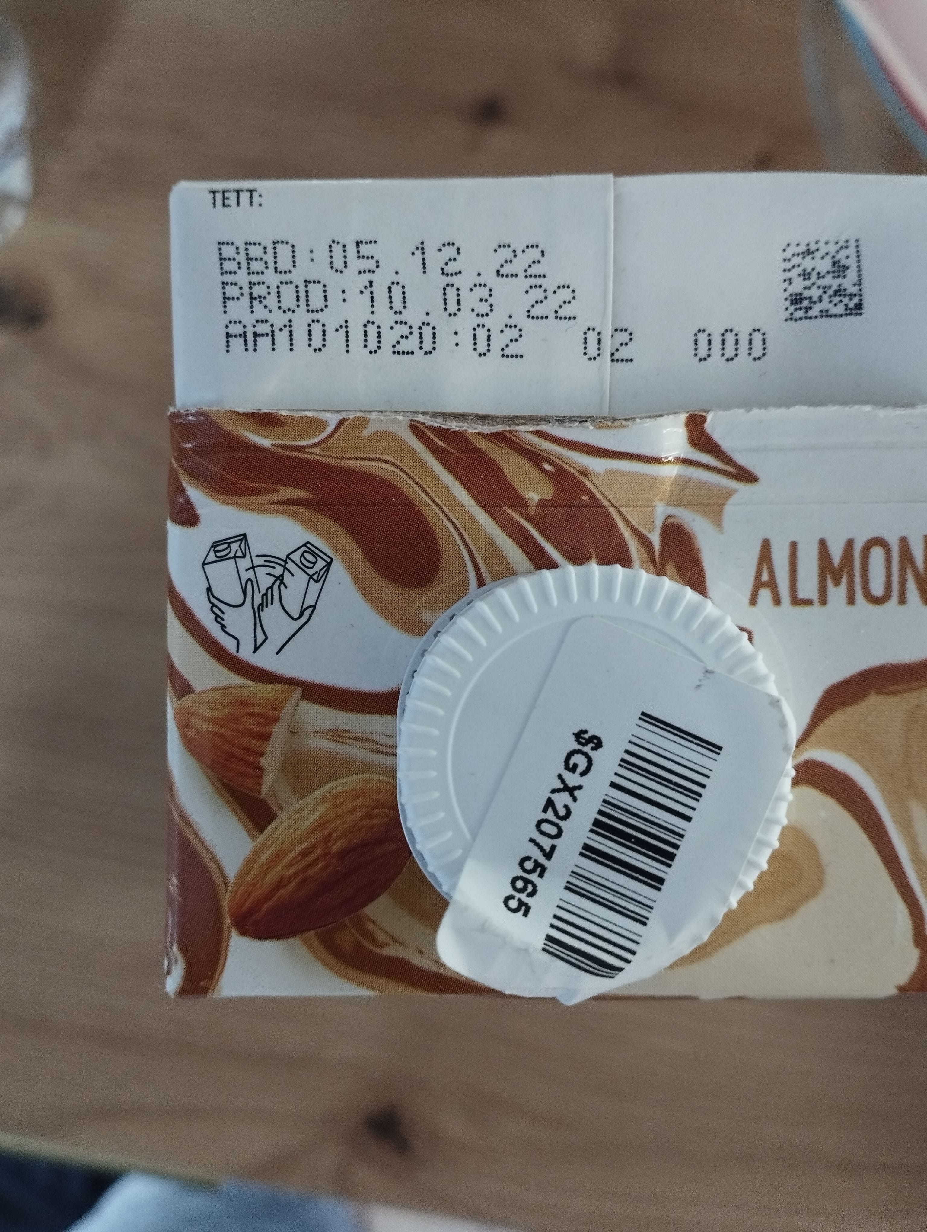 Напиток миндальный Alpro без сахара 1,1% 1 л с бесплатной