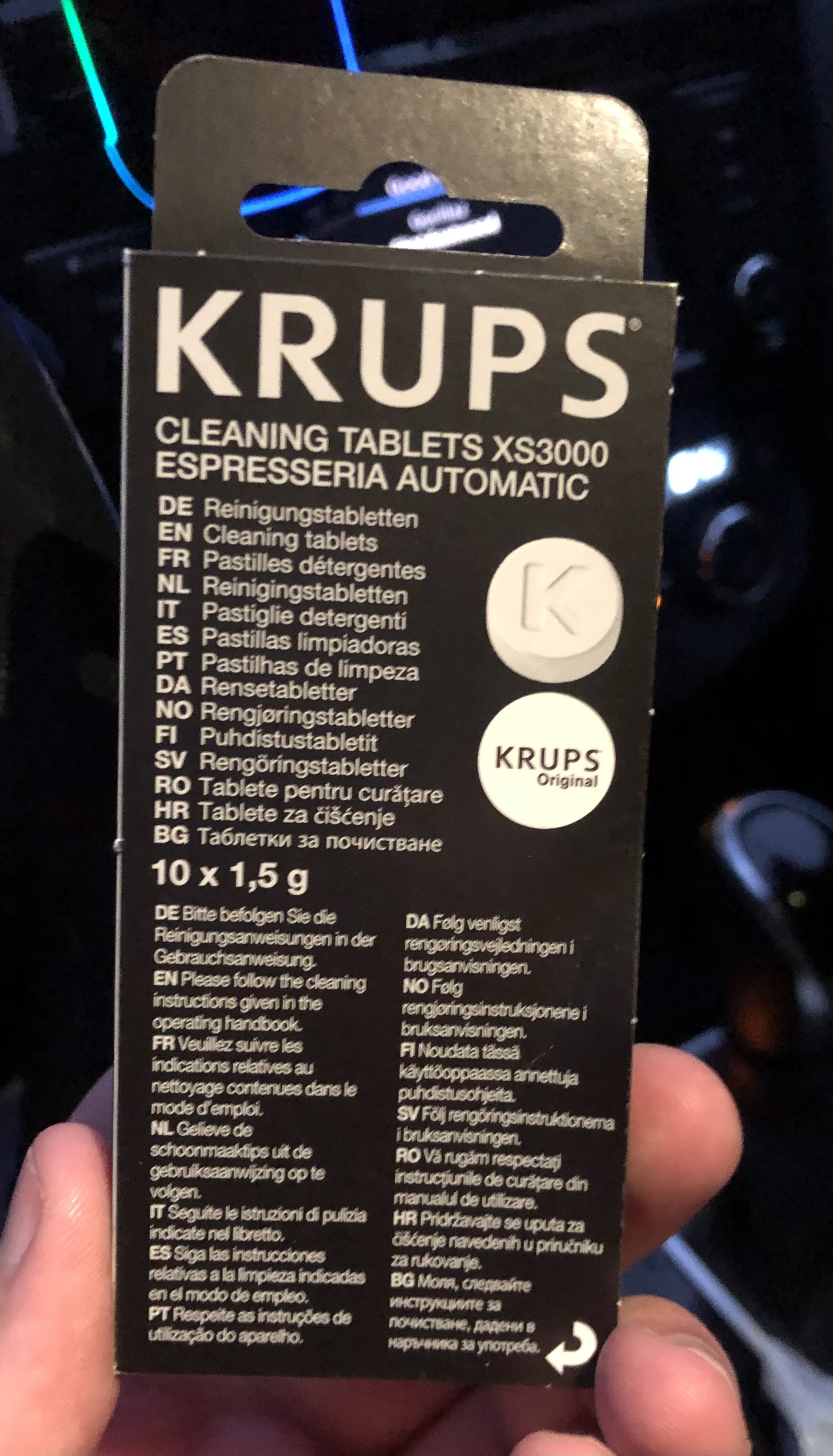Krups Таблетки от кофейных масел XS3000