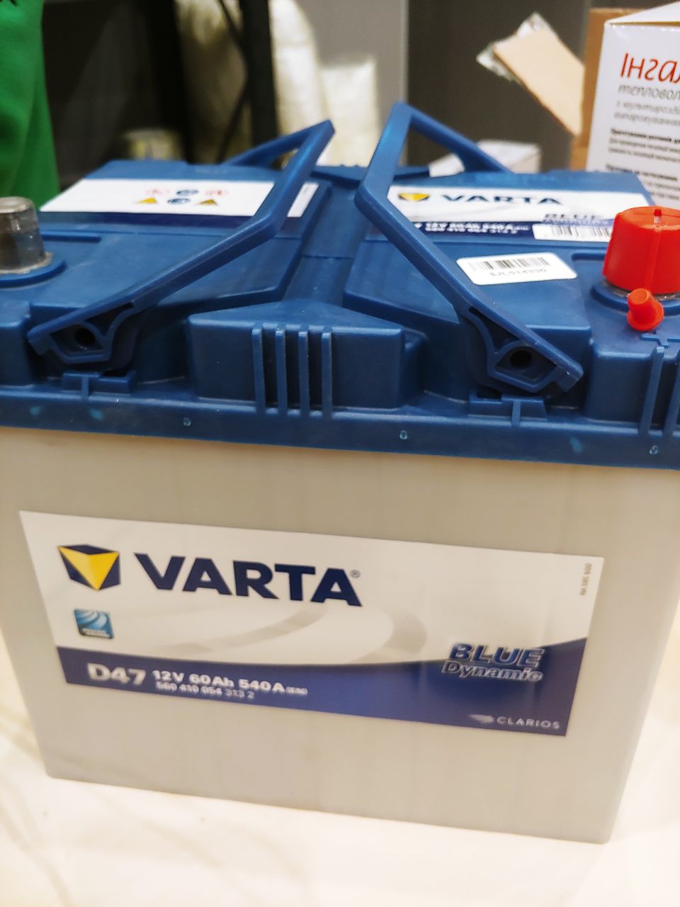 Автомобильный аккумулятор Varta Blue Dynamic 60А Ев (-/+) ASIA D47 (540EN)  (560410054) – фото, отзывы, характеристики в интернет-магазине ROZETKA