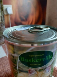 Консерва для кішок Baskerville (Баскервіль) з лососем 200 (г) фото від покупців 2