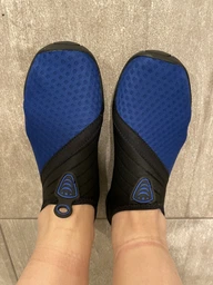 Аквашузи жіночі VelaSport (Розмір 42-43) тапочки для моря, Стопа 26,7-27,9 см. Унісекс взуття Коралки Сині