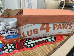 Вологий корм для кішок Club 4 Paws Premium Плюс з лососем в желе, 85 г фото від покупців 12