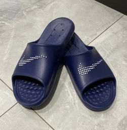 Мужские шлепанцы для пляжа Nike Victori One Shower Slide CZ5478-400 44.5 (12) 30 см Темно-синие (194501092197) фото от покупателей 10