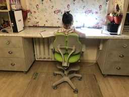 Детское кресло Evo-Kids Mio-2 обивка голубая однотонная Y-408 KBL фото от покупателей 3