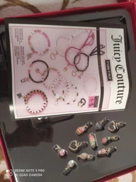 Набір для створення шарм-браслетів Make it Real Juicy Couture Рожевий зорепад (MR4408) (695929044084)