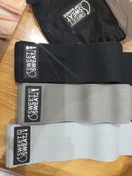 Набір тканинних еспандерів для фітнесу Sports Research Sweet Sweat Hip Bands (3 шт) фото від покупців 3